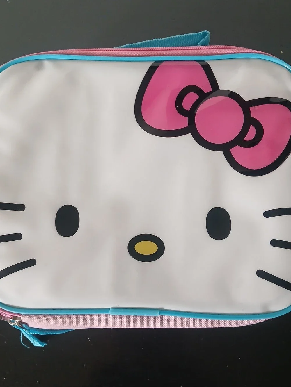 Hello Kitty Pink & Turquoise Kids Backpack with Lunch Bag & Pencil Bag